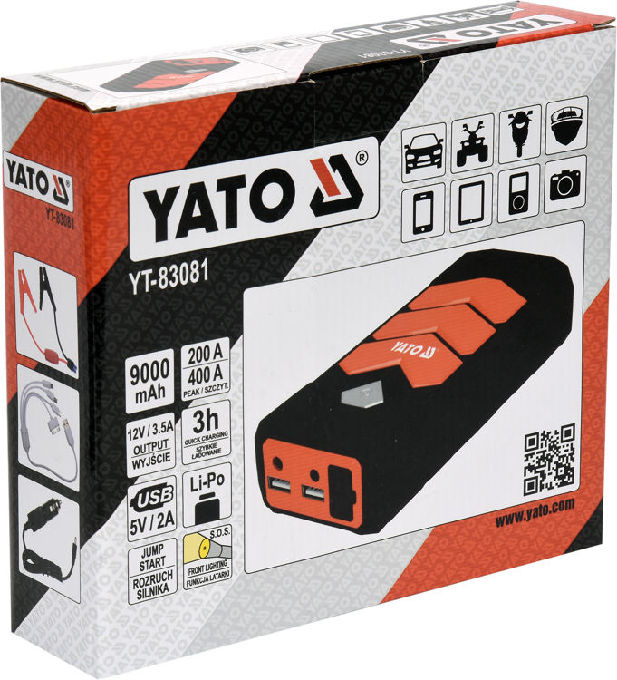 Acumulator extern cu functie booster Yato YT-83081 (pornire